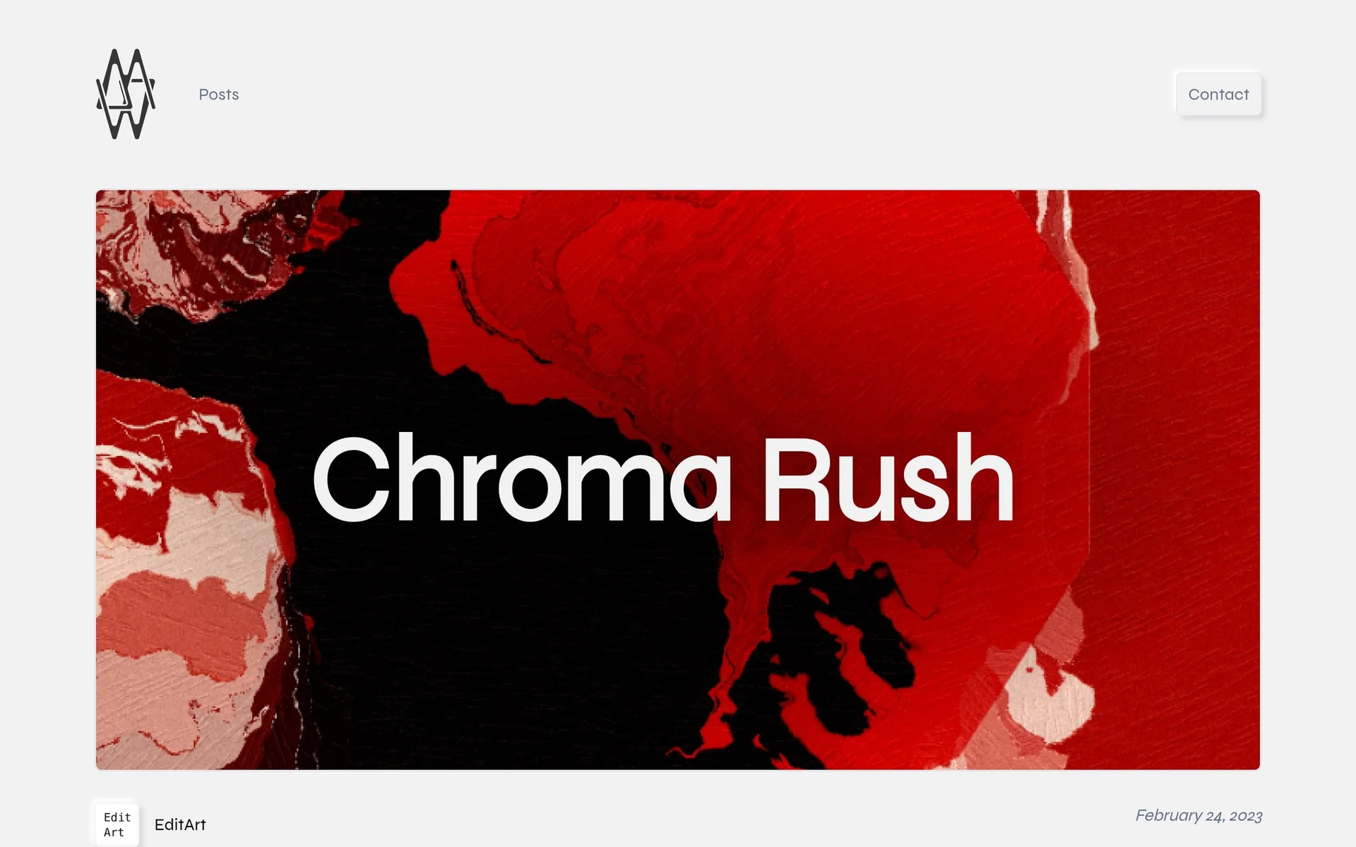 WootScoot Art · a post (Chroma Rush)